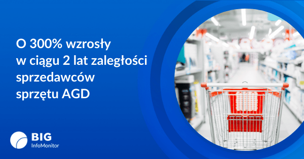 O blisko 300% wzrosły w ciągu 2 lat zaległości sprzedawców sprzętu AGD