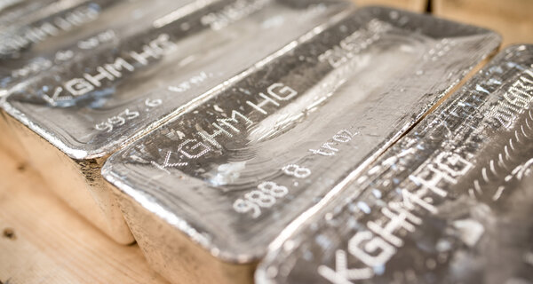 KGHM vuelve a ser líder mundial en producción de plata
