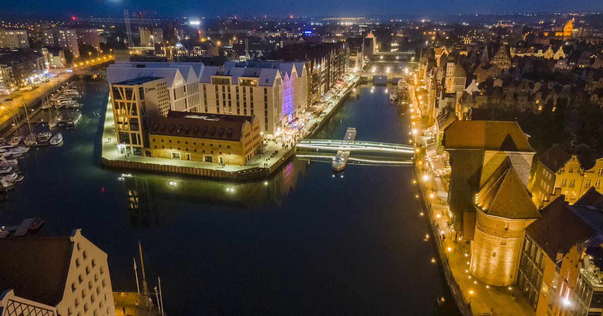 Gdańsk nocą Fot Jerzy Pinkas gdansk pl