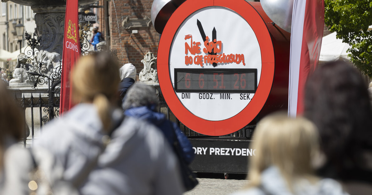 profrekwencyjny budzik, fot. Grzegorz Mehring/gdansk.pl