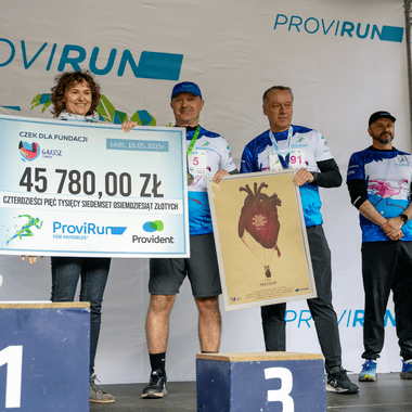 Podczas ósmej edycji Provi Run zebrano kwotę 45 780 zł dla Fundacji Gajusz. Razem z wcześniejszymi odsłonami biegu to już ponad 265 000 zł. 