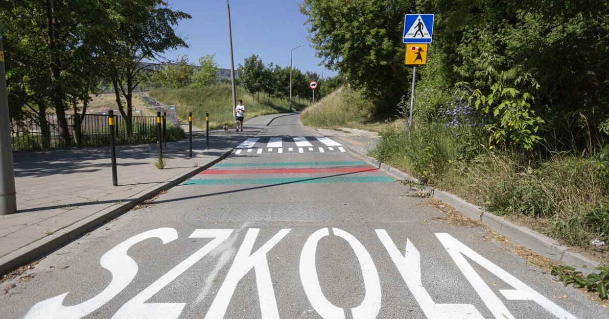 Bezpieczne ulice przy szkołach, fot. Piotr Wittman/ gdansk.pl 