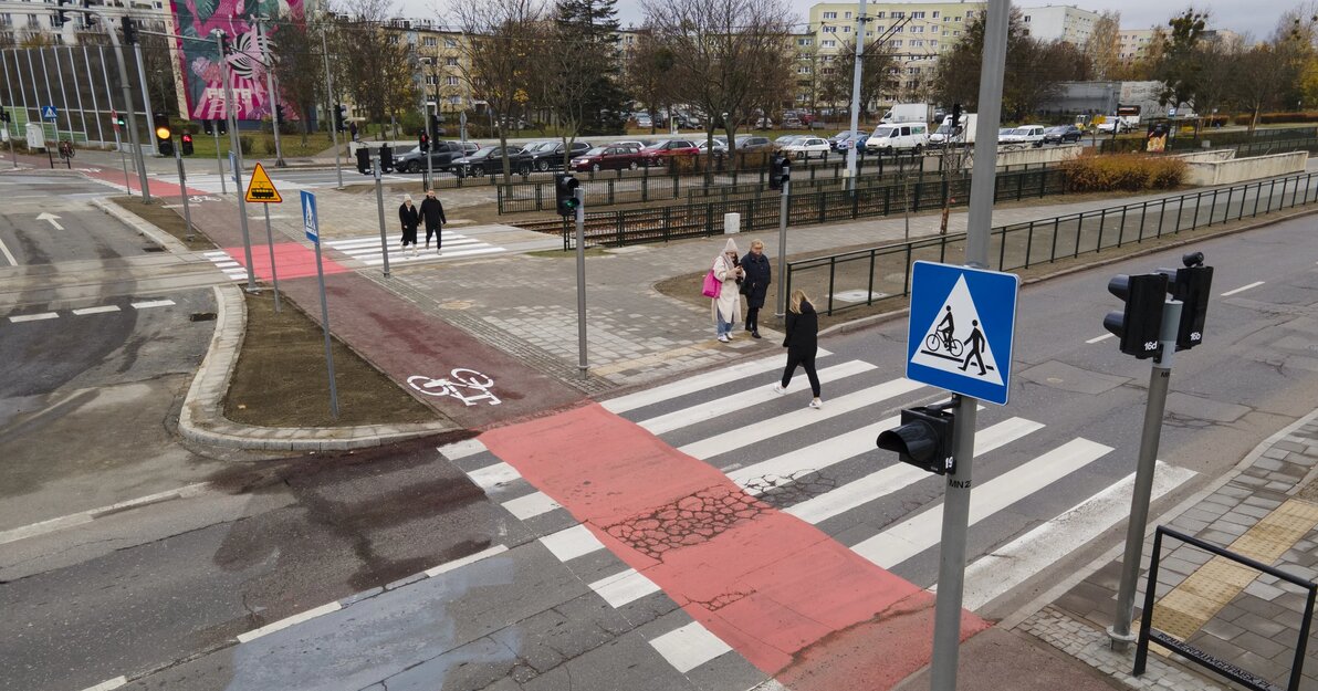 skrzyżowanie Hynka i Rzeczypospolitej, fot. Grzegorz Mehring/ gdansk.pl 