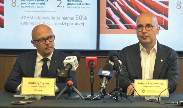 La importancia de la nueva fórmula del impuesto sobre la extracción de determinados minerales para KGHM: resumen de la rueda de prensa