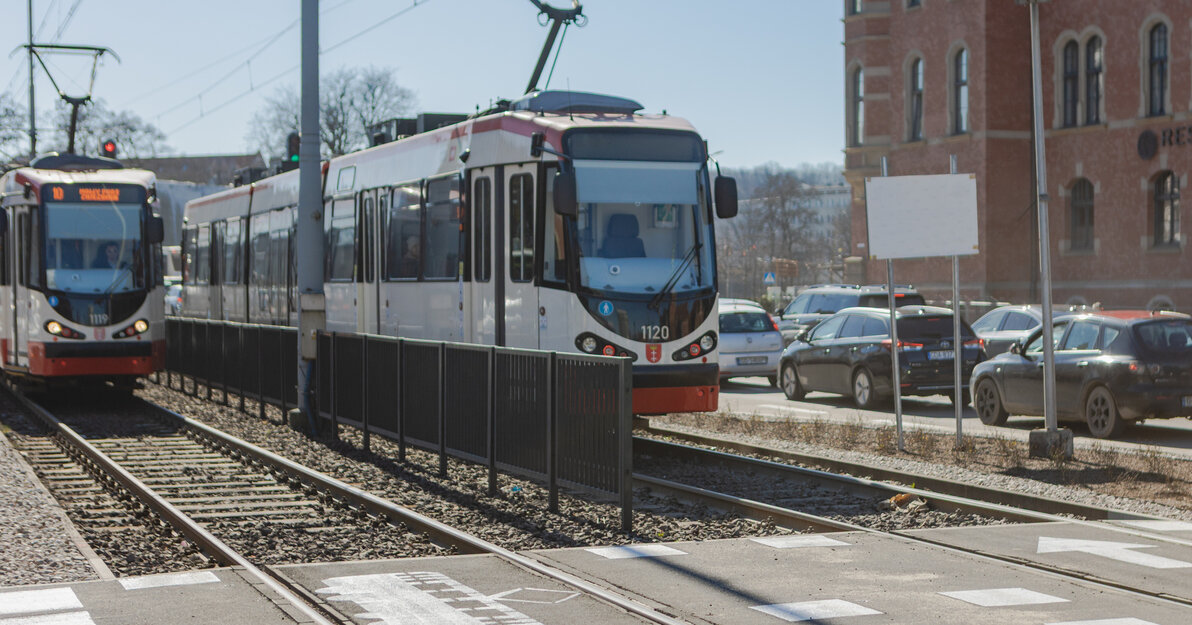 komunikacja tramwajowa/ fot. Dominik Paszliński/ gdansk.pl 