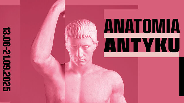 Anatomia antyku grafika wystawy Zamek Królewski w Warszawie