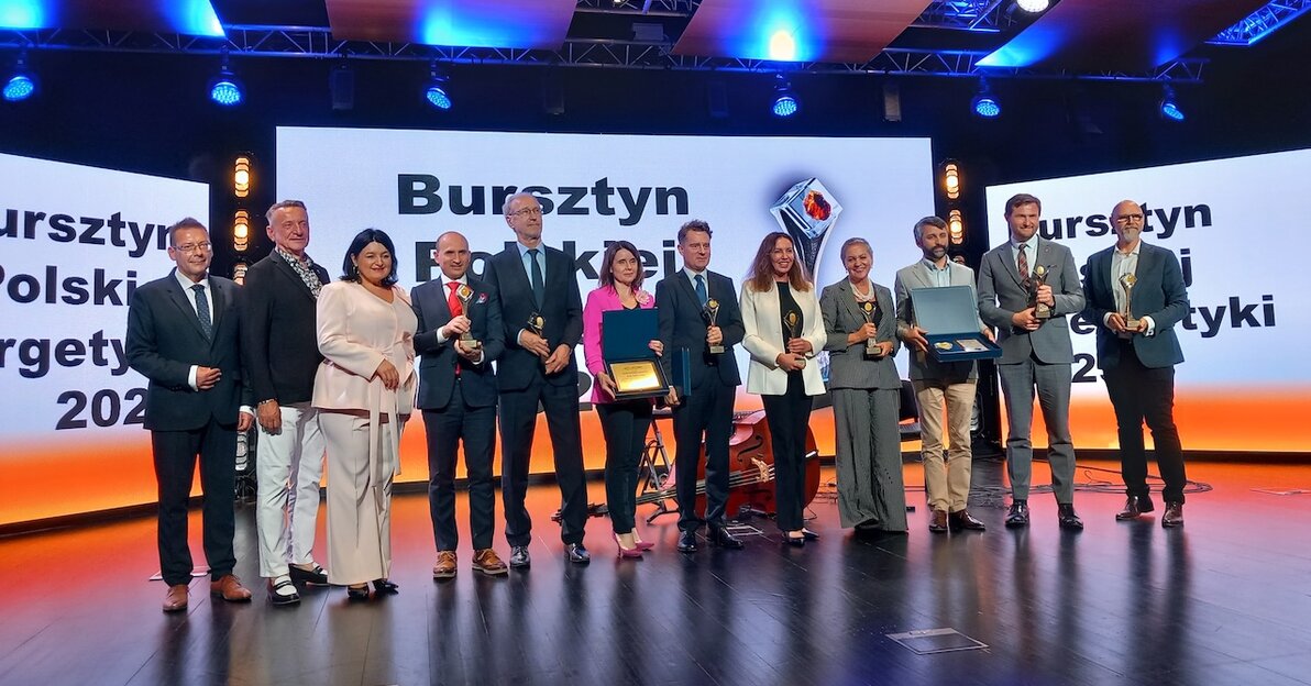 Uczestnicy uroczystości rozdania nagród „Bursztyn Polskiej Energetyki”.