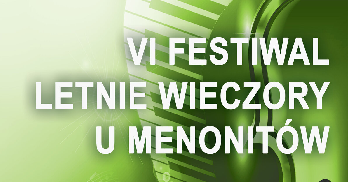 Letnie wieczory u Menonitów, plakat, mat  pras 