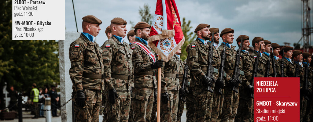 Przysięgi, awanse i wręczenie Chorągwi Wojska Polskiego