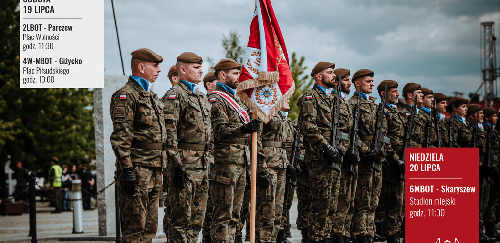 Przysięgi, awanse i wręczenie Chorągwi Wojska Polskiego
