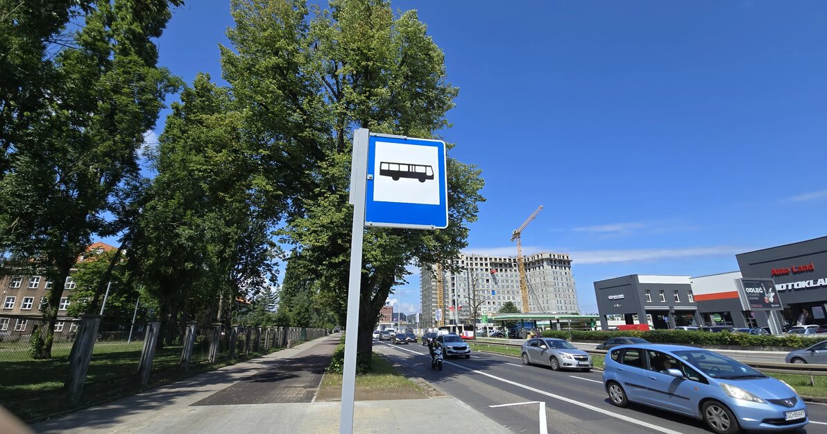 Nowy przystanek przy al. Grunwaldzkiej 