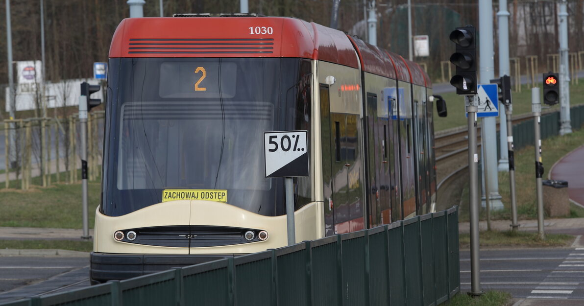 Linia tramwajowa nr 2, fot. Grzegorz Mehring/ gdansk.pl