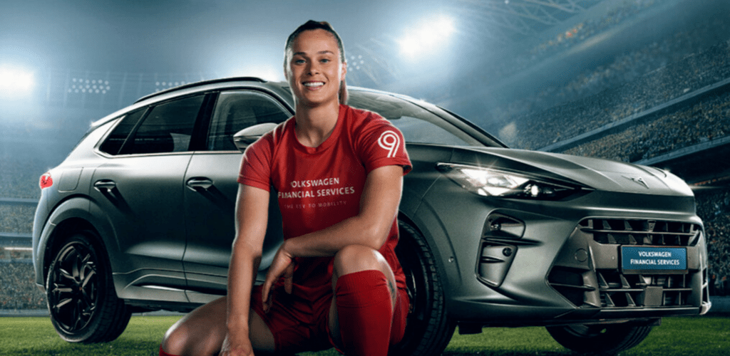 Piłkarka Ewa Pajor dołącza do drużyny Volkswagen Financial Services
