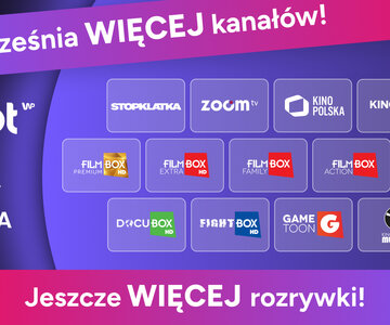 Stopklatka, Zoom TV, Kino Polska, kanały z rodziny FilmBox i wybrane stacje tematyczne wkrótce w ofercie Pilot WP