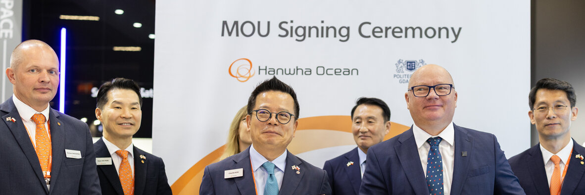 Podpisanie Memorandum of Understanding fot  Hanwha Ocean (1)