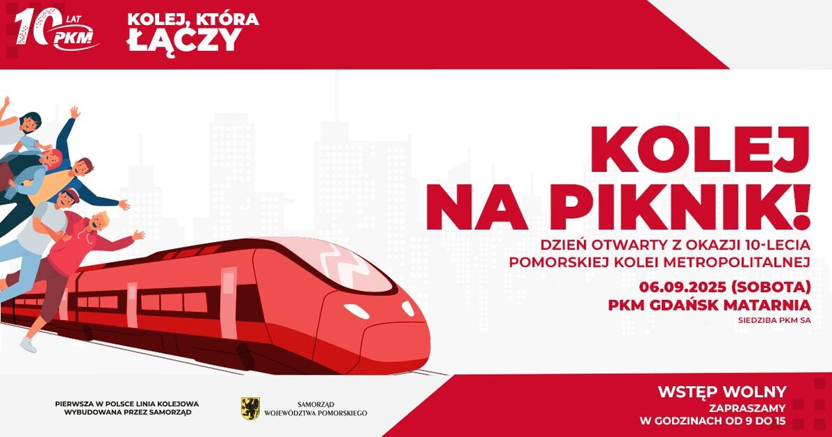 kolej na piknik, materiał PKM