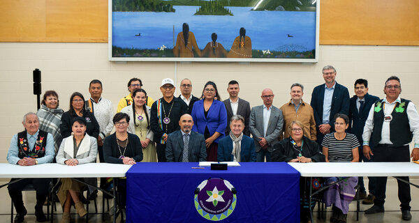 Atikameksheng Anishnawbek and KGHM INTERNATIONAL LTD.  sign Impact and Benefit Agreement for the Victoria Mine 