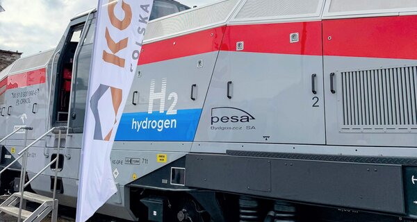 POL-MIEDŹ TRANS prueba una locomotora de hidrógeno