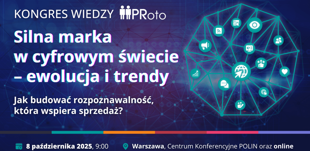 Kongres Wiedzy PRoto powraca! Silna marka w cyfrowym świecie – jak budować rozpoznawalność, która wspiera sprzedaż?