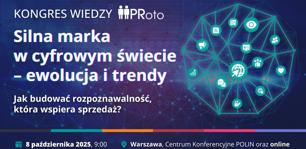 Kongres Wiedzy PRoto powraca! Silna marka w cyfrowym świecie – jak budować rozpoznawalność, która wspiera sprzedaż?
