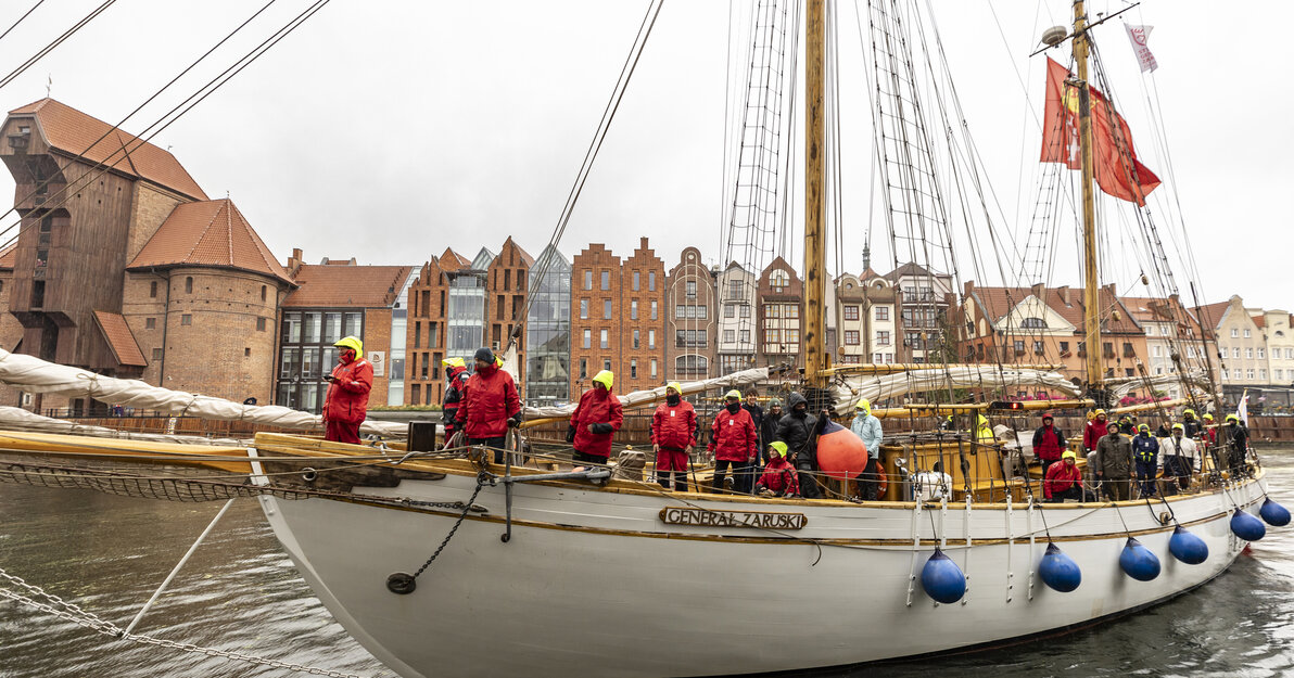 Generał Zaruski wrócił z wyprawy na Spitsbergen, fot. Grzegorz Mehring/ gdansk.pl 
