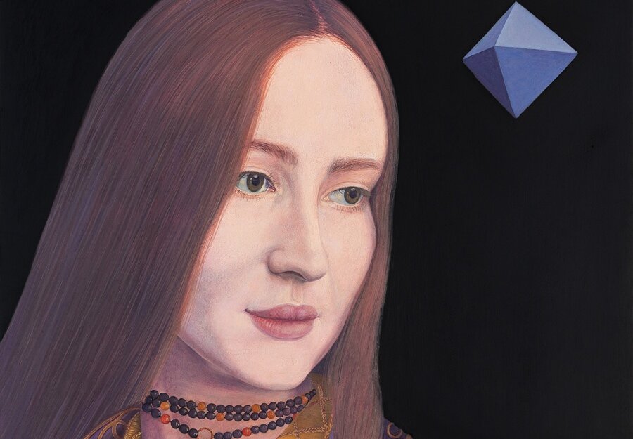 ELECTIO, 2025 Maria Lorek olej na desce  30 x 21 cm, mat  ToTuart