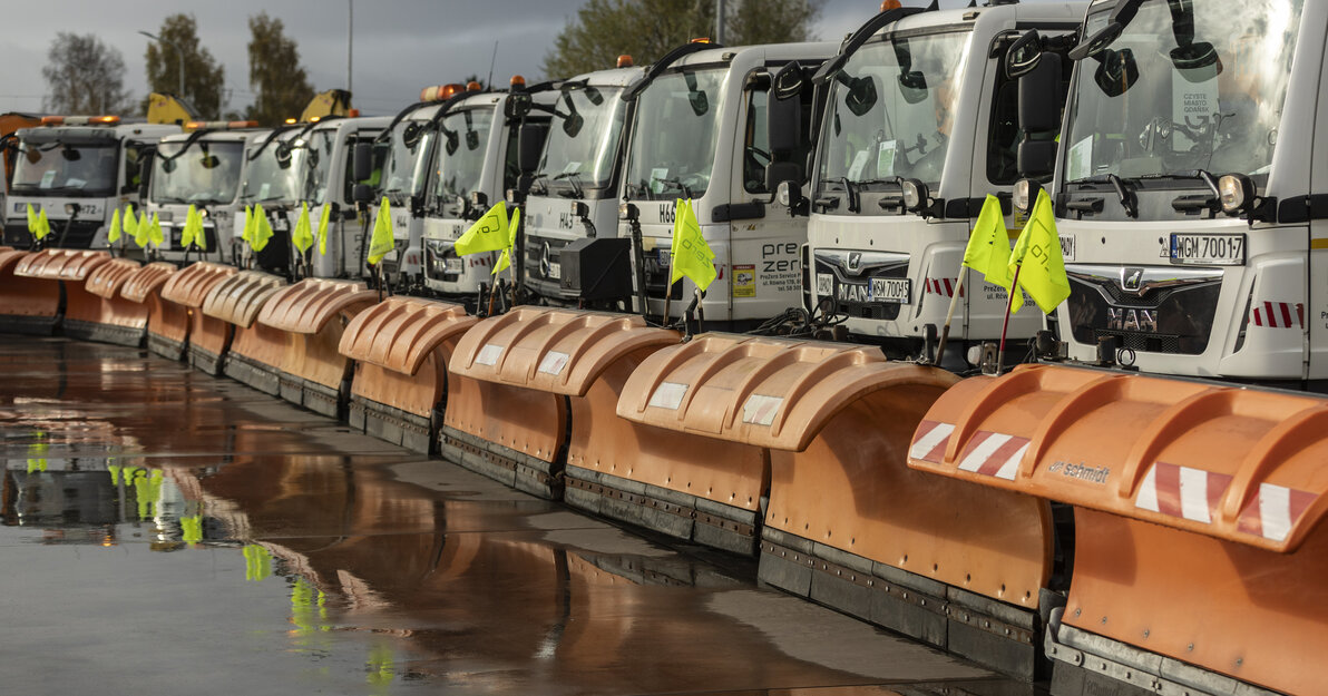 Pojazdy odpowiedzialne za utrzymanie zimowe w Gdańsku, fot. Grzegorz Mehring/ gdansk.pl 