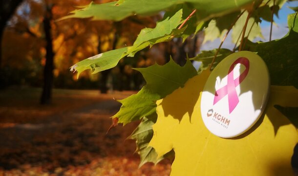 Pink October at KGHM with the slogan ‘You are important, get your medical checkup!’