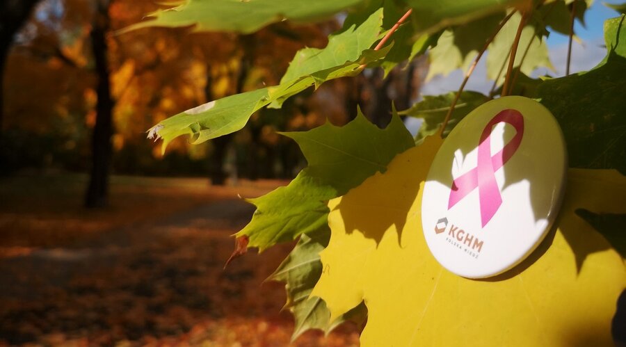 Pink October at KGHM with the slogan ‘You are important, get your medical checkup!’