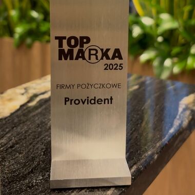Provident Polska kolejny raz z tytułem Top Marka