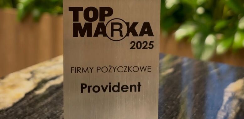 Provident Polska kolejny raz z tytułem Top Marka
