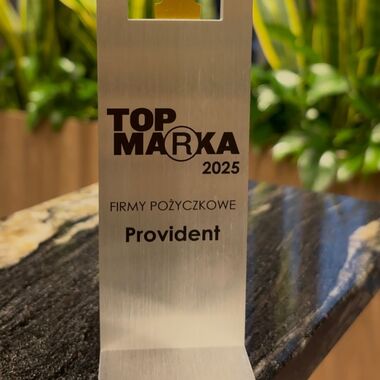 Provident Polska kolejny raz z tytułem Top Marka