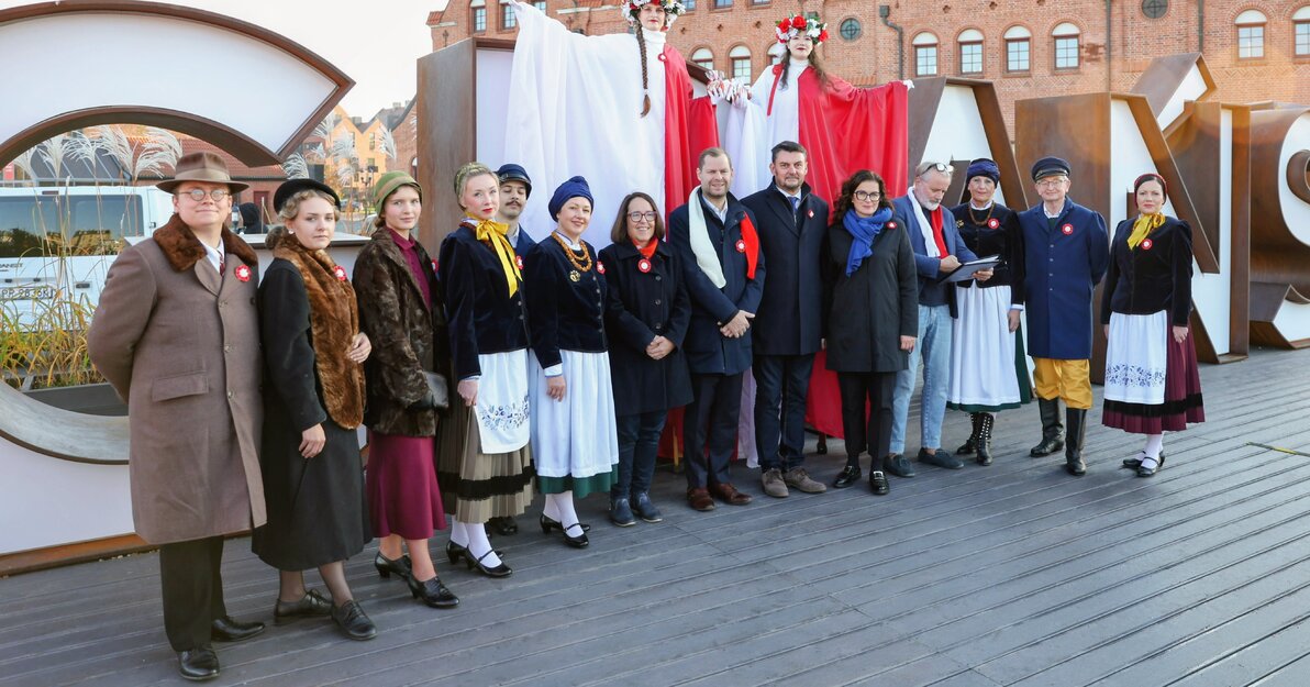 Uczestnicy konferencji prasowej zapowiadającej obchody, fot  Dominik Paszliński