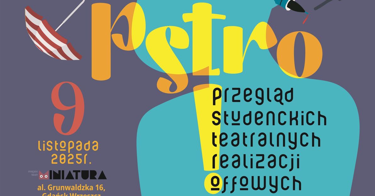plakat PSTRO, mat  Teatr Miniatura