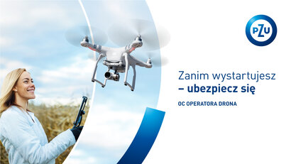 Baner SoMe 1200x675 PZU OC Dron