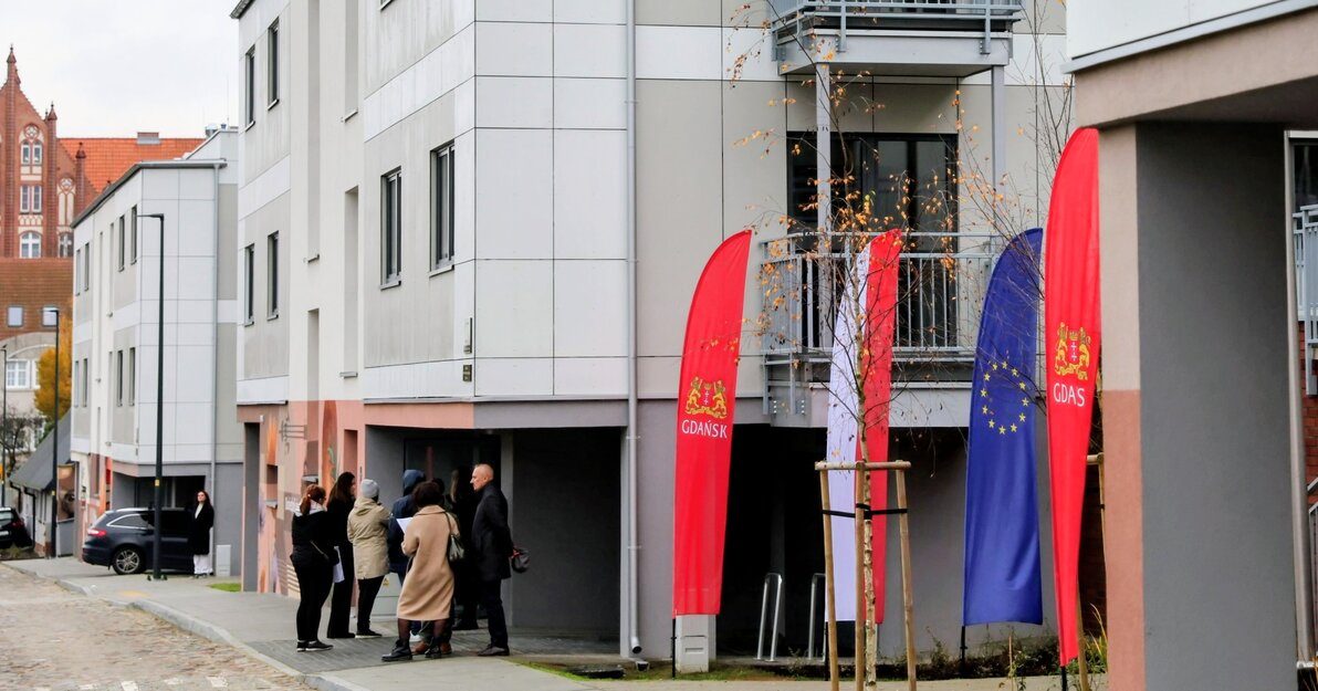 Trzy nowe budynki przy lulicy Ogińskiego