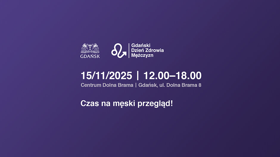 Gdański Dzień Zdrowia Mężczyzn - grafika