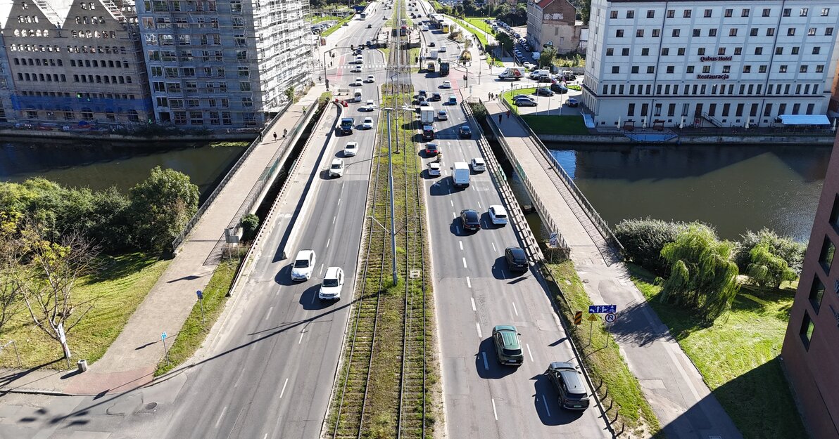 Podwale Przedmiejskie Most nad Starą Motławą