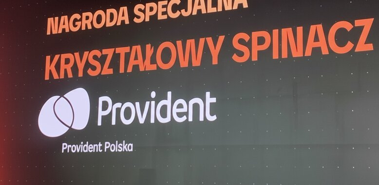 Provident nagrodzony Kryształowym Spinaczem za wzorowe praktyki przetargowe
