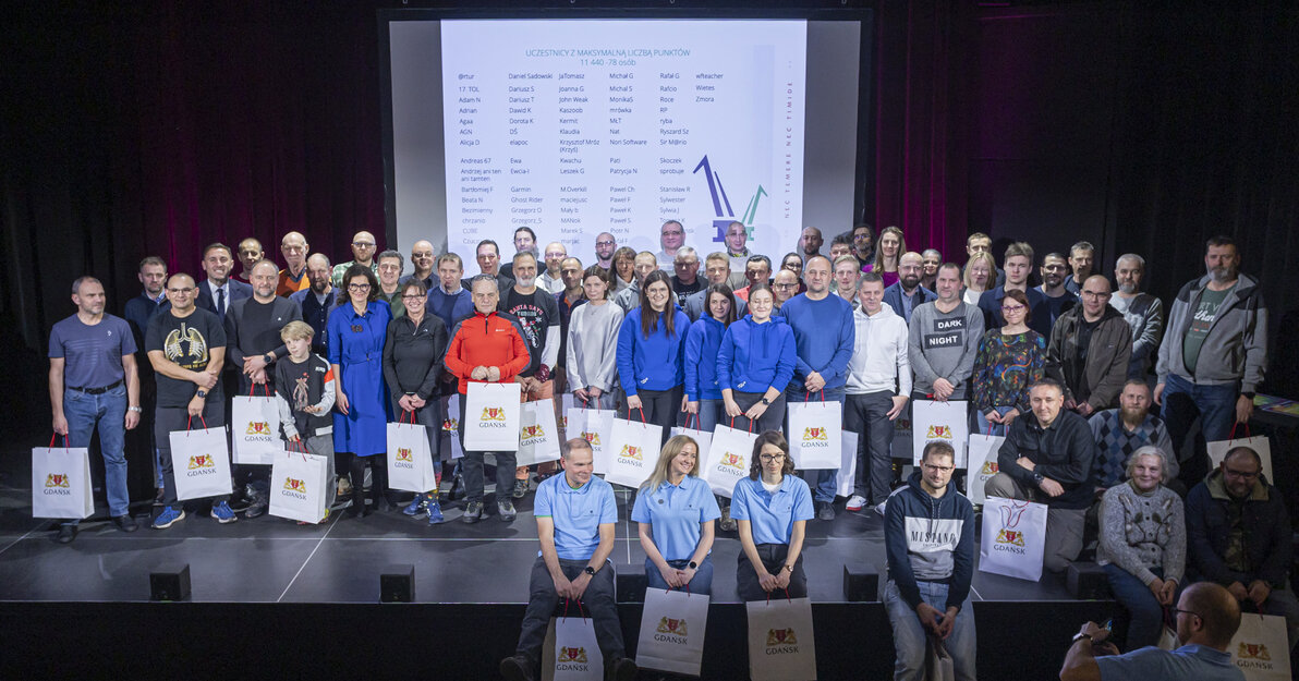 Podsumowanie kampanii Kręć kilometry dla Gdańska, fot. Piotr Wittman/ gdansk.pl 
