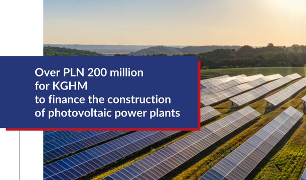 NRP funds support the energy transition. Over PLN 200 million for KGHM