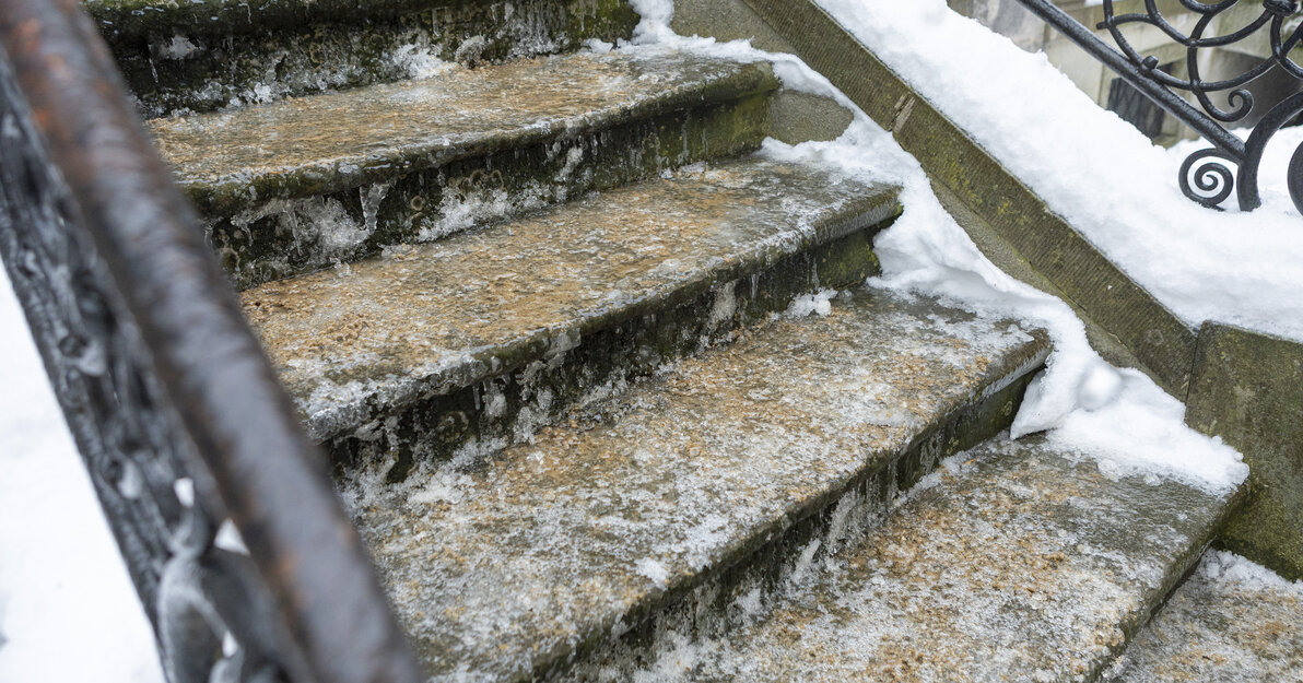 Gołoledź, fot. Piotr Wittman/ gdansk.pl 
