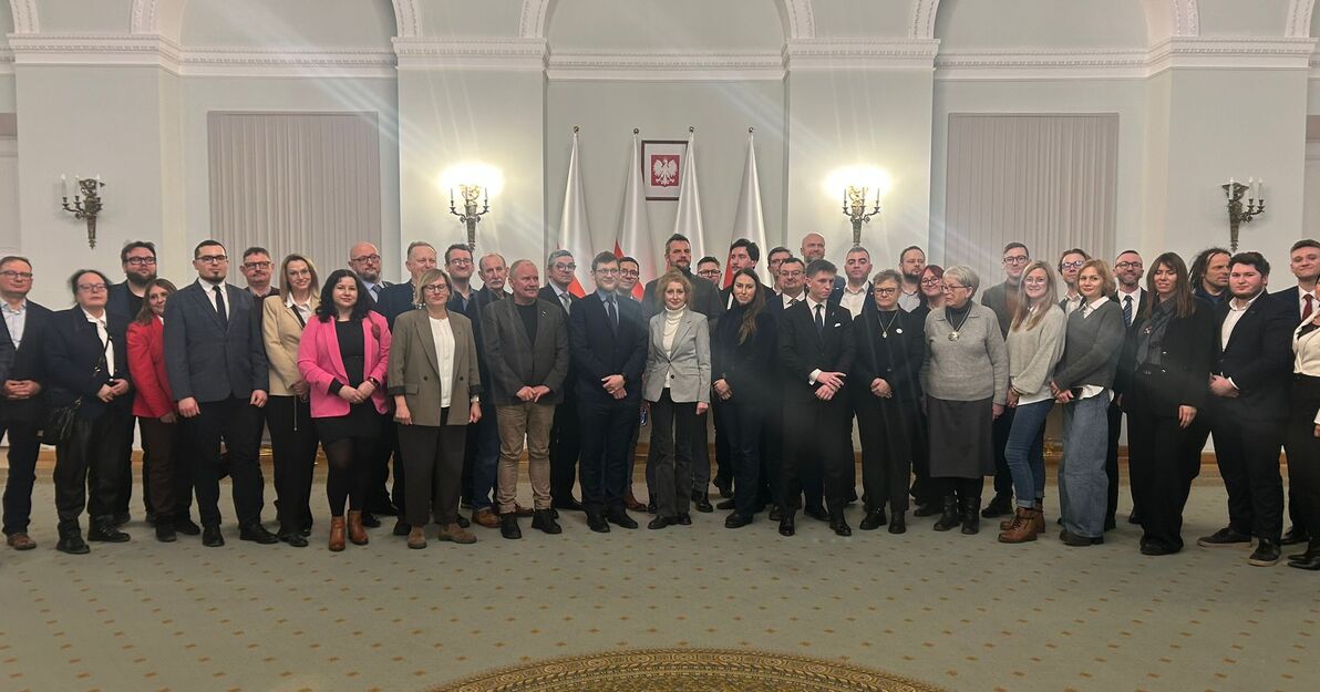 spotkanie w kancelarii prezydenta RP, materiał prasowy UMG