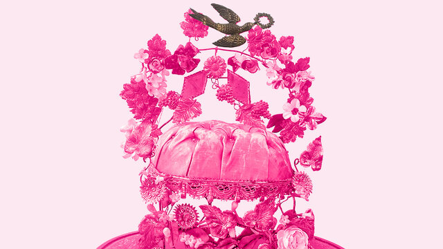 Grafika do pokazu Z miłości. Przedmioty dla modnych i zakochanych, prezentującego wybrane obiekty z kolekcji Hanny Szudzińskiej, który od 14 lutego będzie można oglądać  w Galerii im. Lanckorońskich w Zamku Królewskim w Warszawie.
