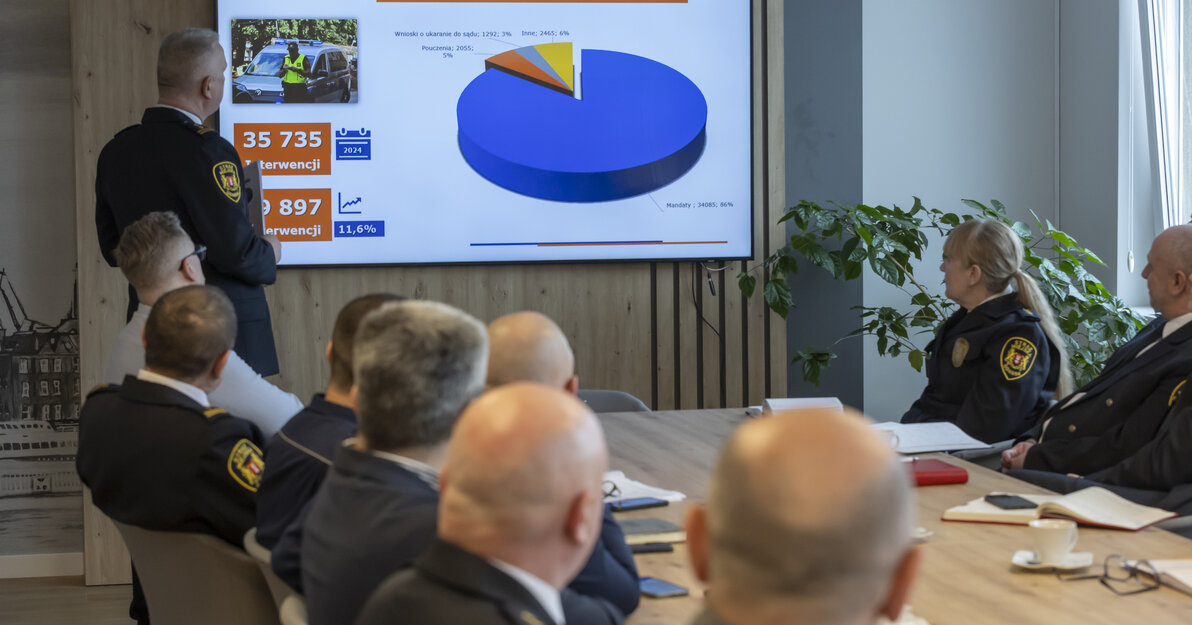 Roczna odprawa Straży Miejskiej, fot. Grzegorz Mehring/ gdansk.pl 