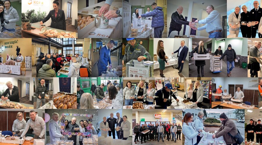 Joint assistance at KGHM. Employees once again join the ‘Doughnut with noble filling’ campaign