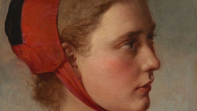 Elisabeth Jerichau Baumann_Główka dziewczynki_olej, płótno_
własność Fundacji Zbiorów im  Ciechanowieckich, depozyt w Zamku Królewskim w Warszawie