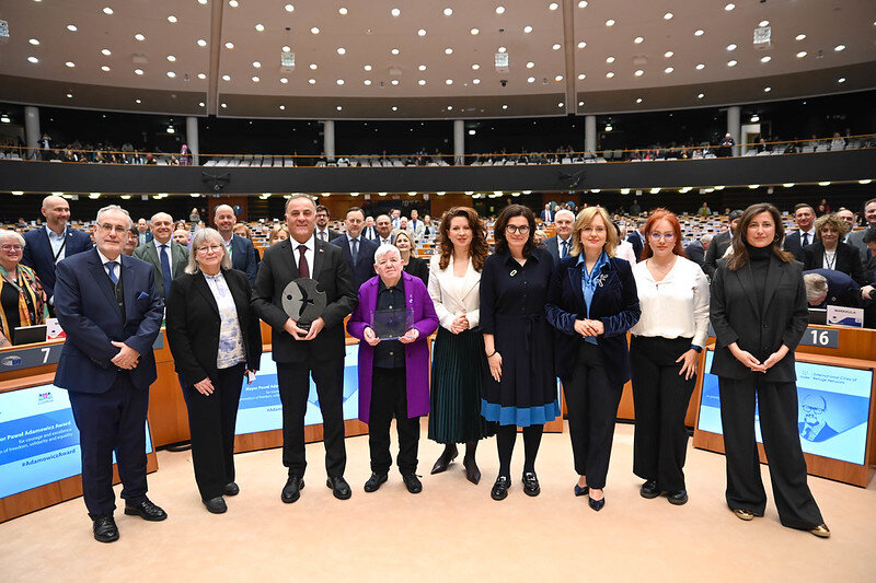 Wręczenie nagrody im. prezydenta Pawła Adamowicza, fot. Emile Windal mat. EU