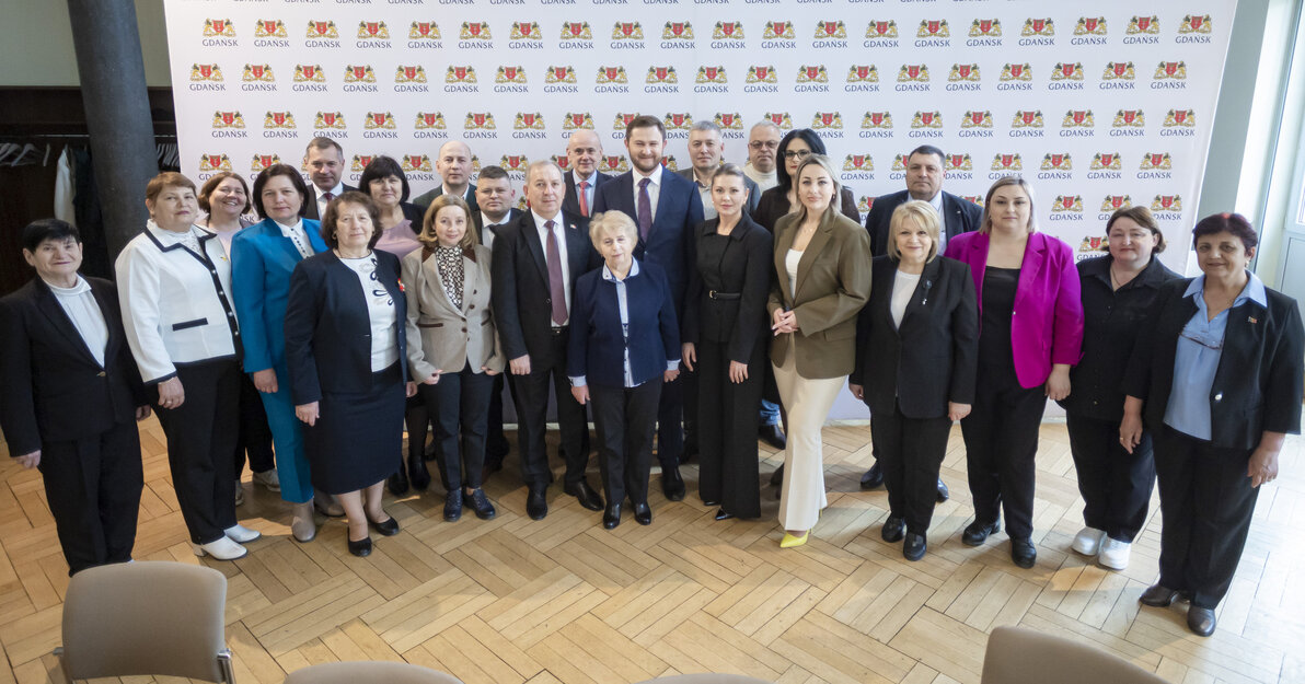 Wizyta samorządowców z Mołdawii w Gdańsku, fot  Piotr Wittman (6)