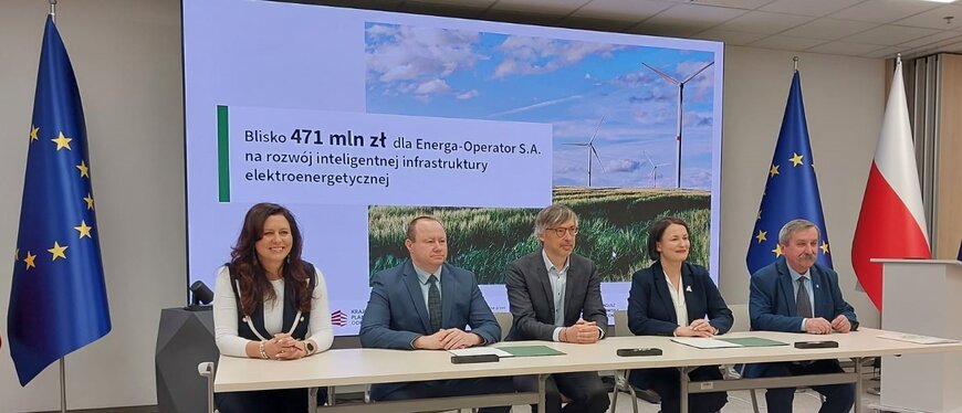 Prawie pół miliarda bezzwrotnej dotacji z KPO na sieci Energa-Operator 